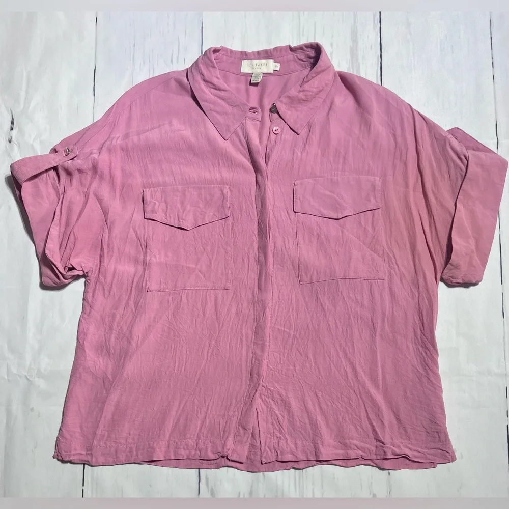 Ted Baker London Niciia Pocket Detail Shirt - Picture 5 of 7
